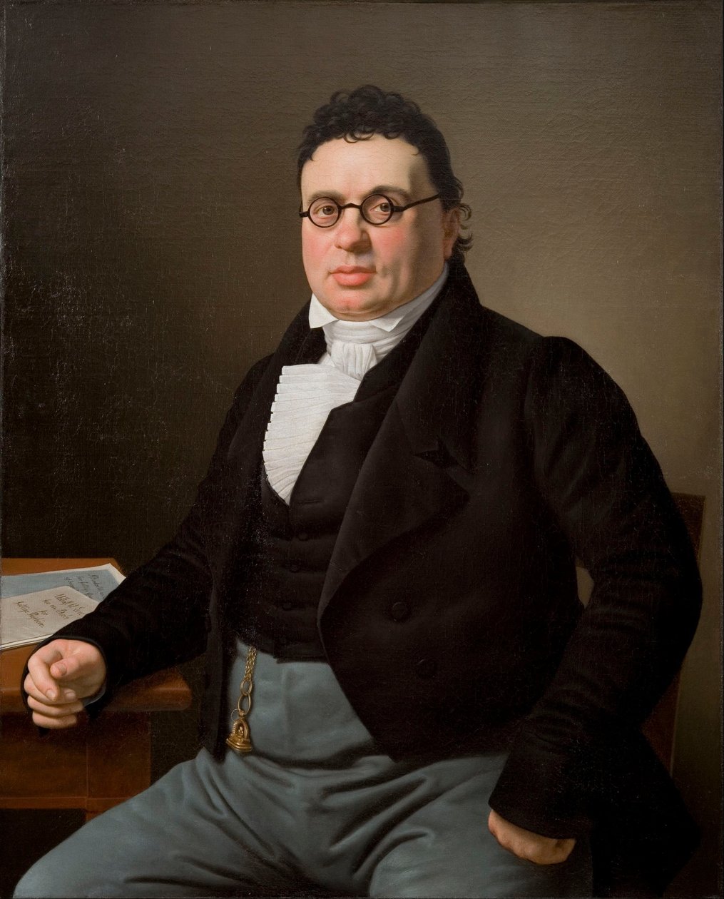 Retrato do comerciante Joseph Raphael de Christoffer Wilhelm Eckersberg
