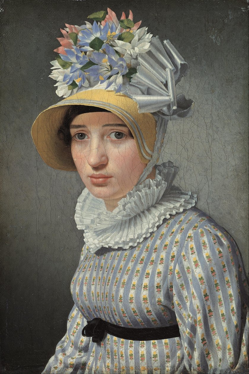 Retrato do modelo Maddalena ou Anna Maria Uhden de Christoffer Wilhelm Eckersberg