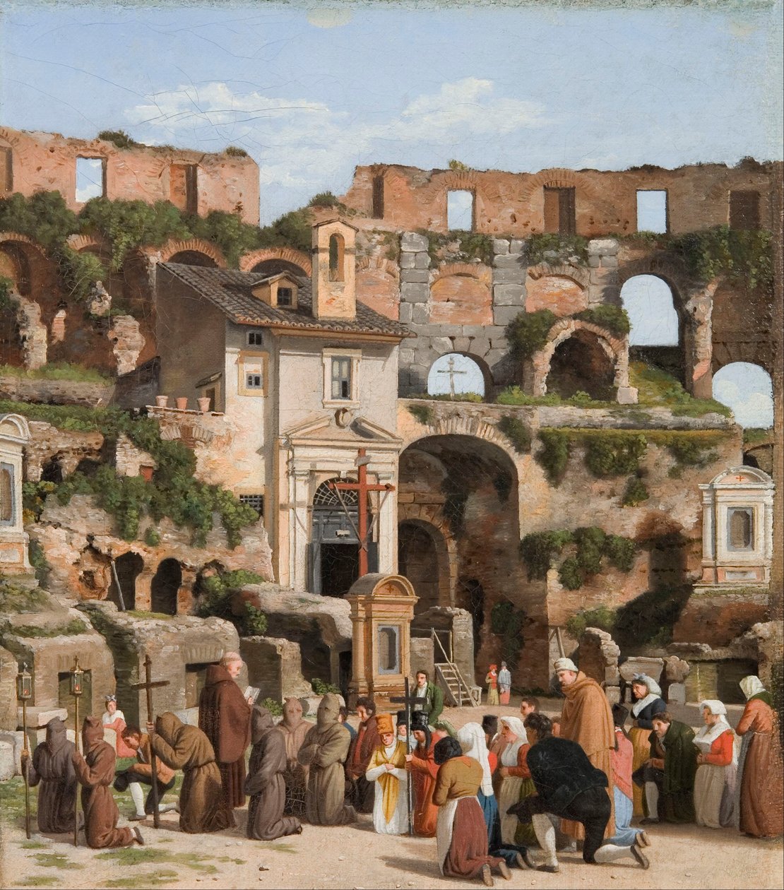 Vista, de, a, interior, de, a, colosseum de Christoffer Wilhelm Eckersberg