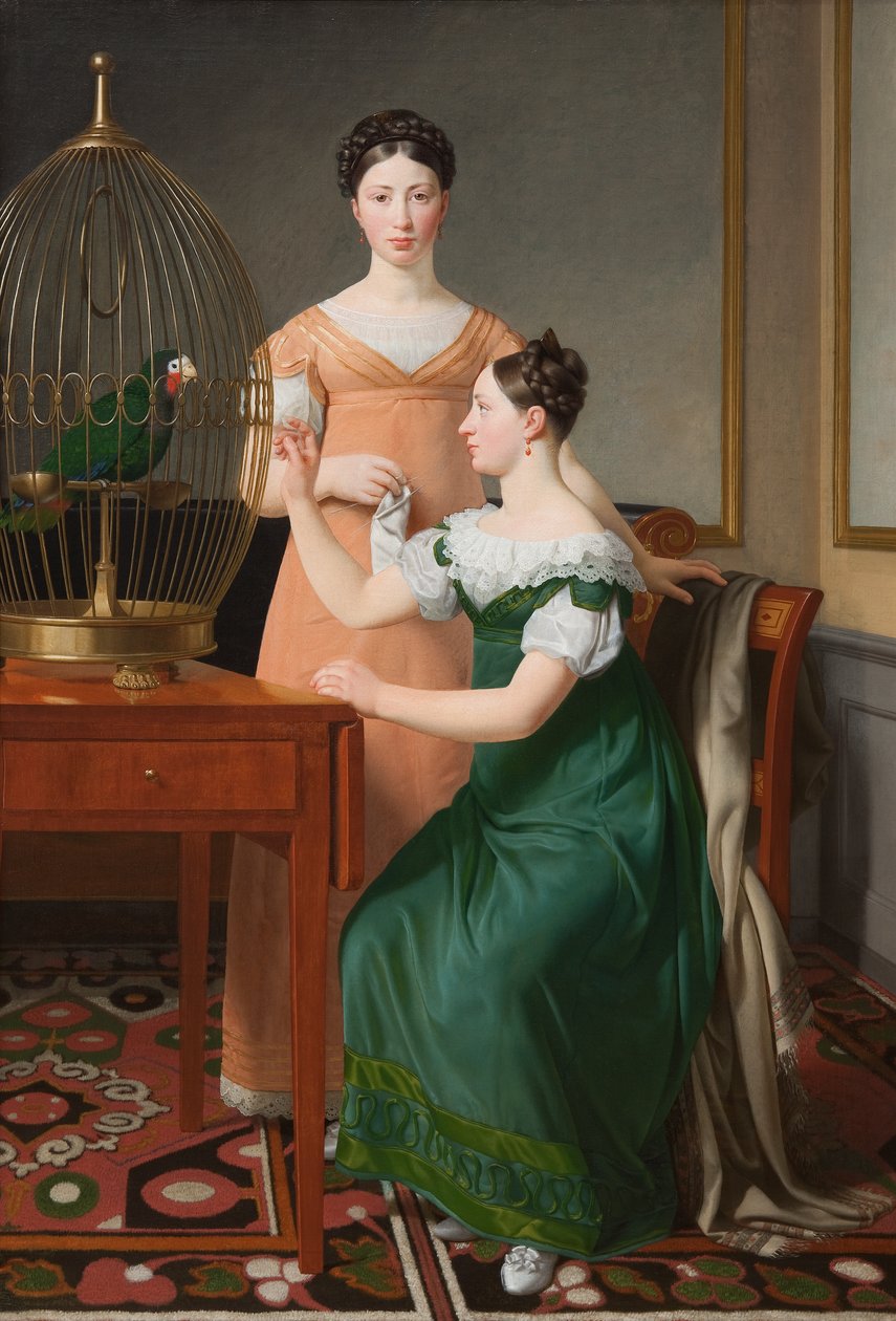 Bella e Hanna. As Filhas Mais Velhas de ML Nathanson de Christoffer Wilhelm Eckersberg
