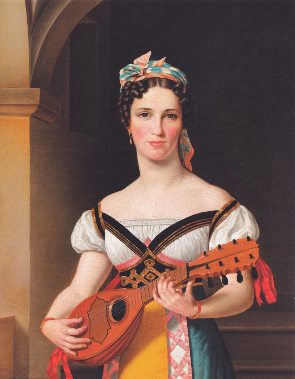 Dinamarquês: A cantora alemã Emilie Pohlmann como Preciosa A cantora alemã Emilie Pohlmann como Preciosa. de Christoffer Wilhelm Eckersberg