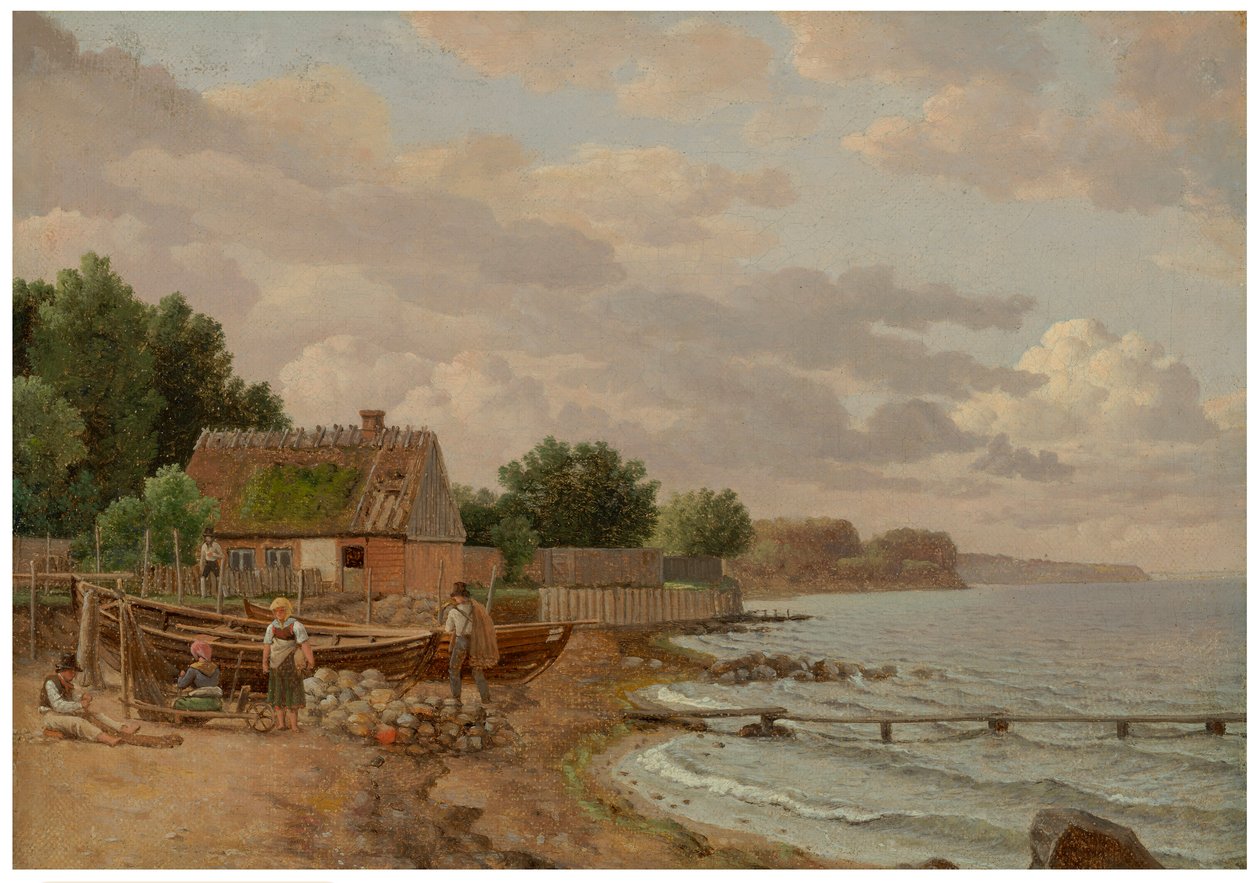 Vista de Taarbaeck (Festa de Taarbaeck) de Christoffer Wilhelm Eckersberg