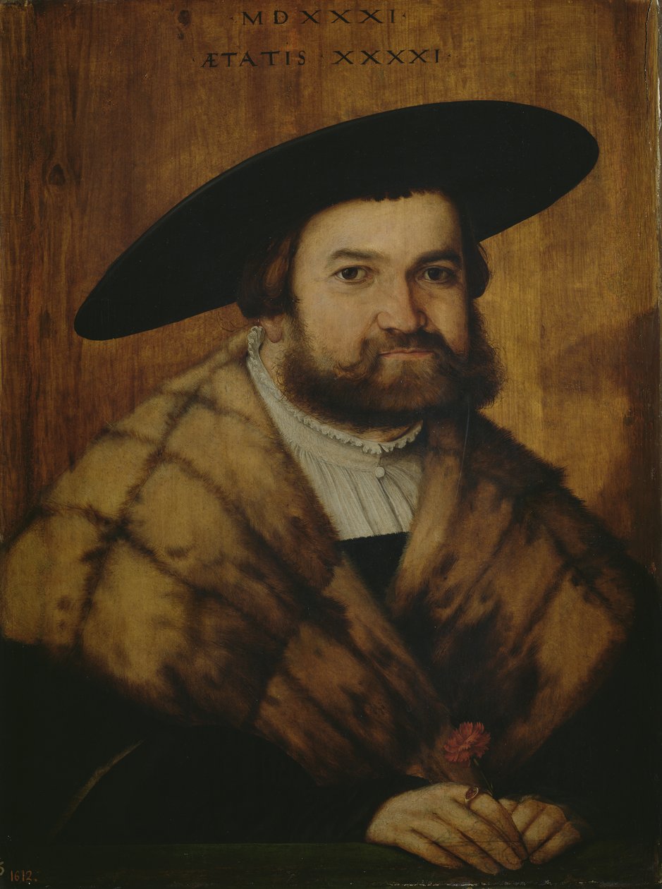 O ourives Jorg Zurer de Augsburgo, 1531 de Christoph Amberger