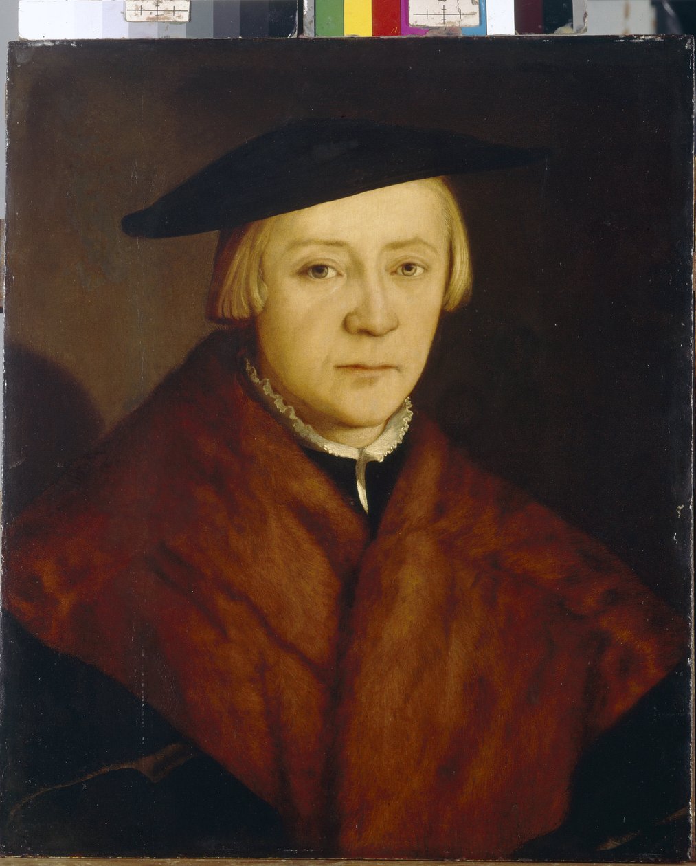 Retrato de um Homem (Retrato de um Homem). Pintura de Christophe Amberger (cerca de 1500-1562), óleo sobre madeira, depois de 1548. Arte alemã de Christoph Amberger