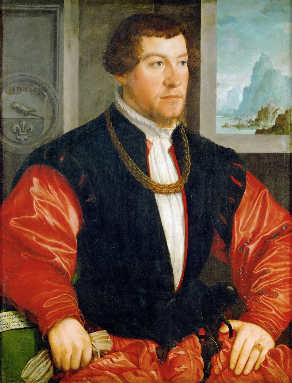 Retrato de Christoph Baumgartner de Christoph Amberger