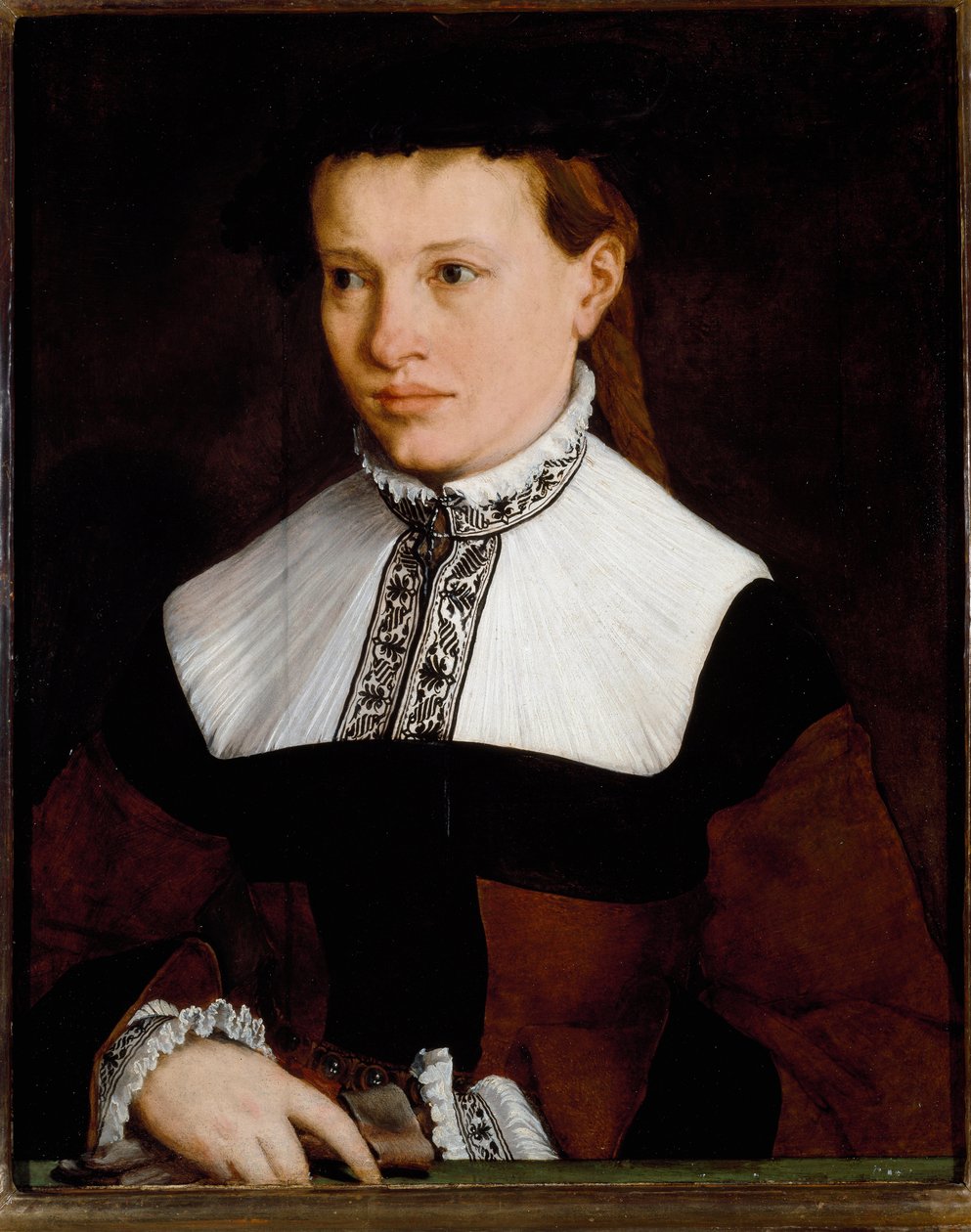Retrato de Ursula Degnin de Christoph Amberger