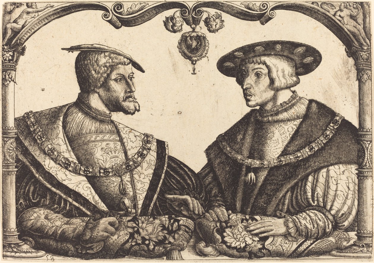 Imperadores Carlos V e Fernando I de Christoph Bockstorfer