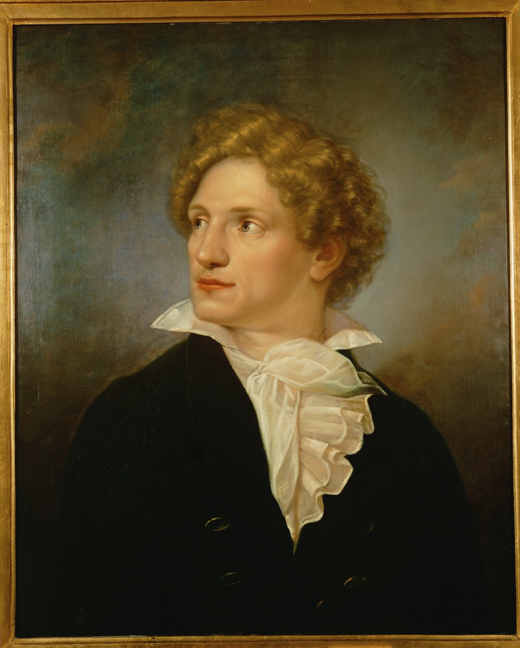 O poeta Ferdinand Raimund ... (pintura sobre tela) de Christoph Frank