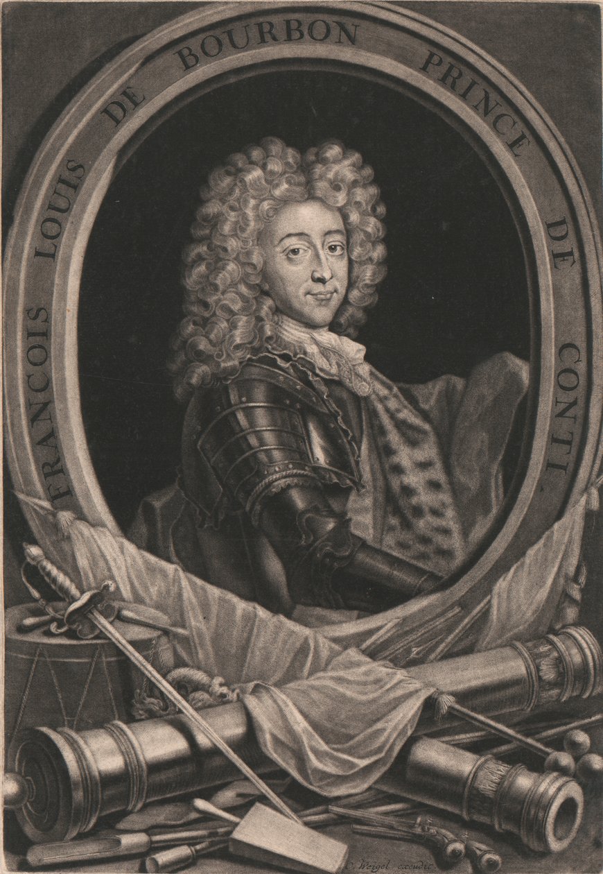 François Louis De Bourbon, Príncipe de Conti de Christoph Weigel