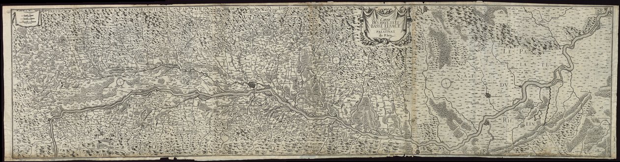 Alto Reno, Baixo Reno e Pfaltz am Rhein map de Christophe Tassin