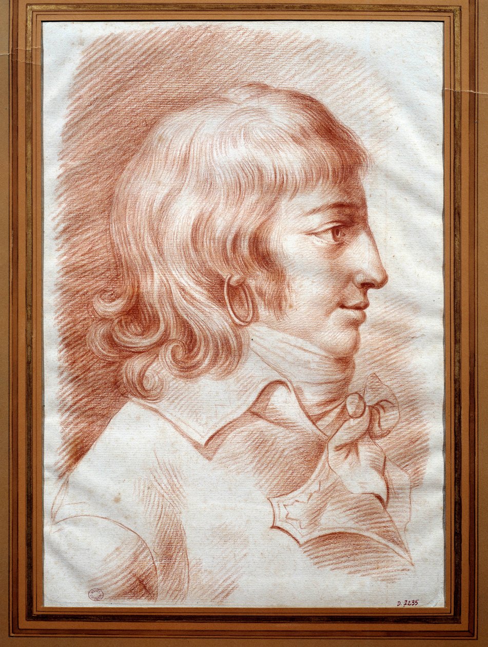 Retrato de Louis de Saint Just (Saint-Just de Christophe Guerin