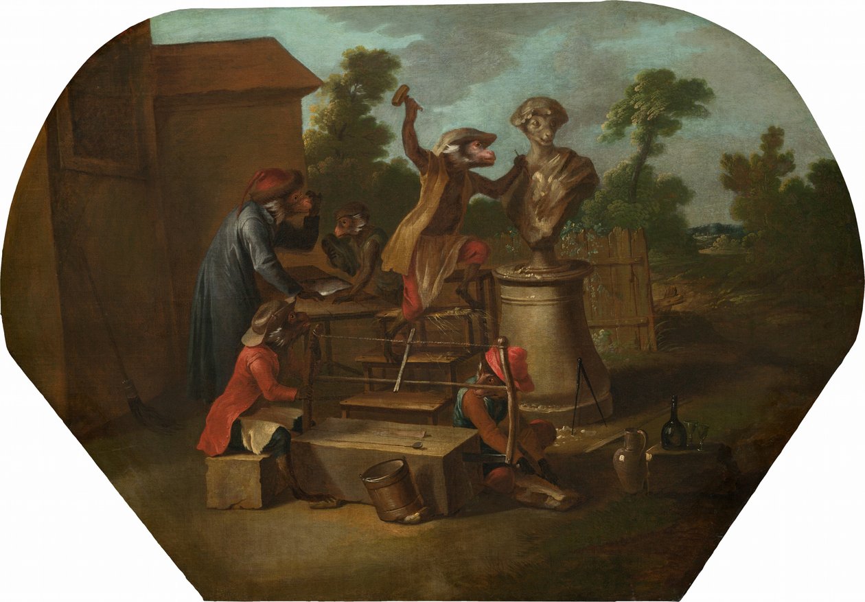 Canção: O Escultor, c. 1739. de Christophe Huet