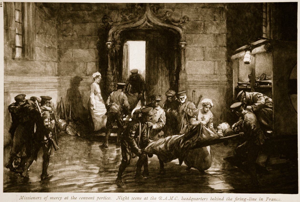 Missionários da misericórdia no pórtico do convento, 1914-19 de Christopher Clark