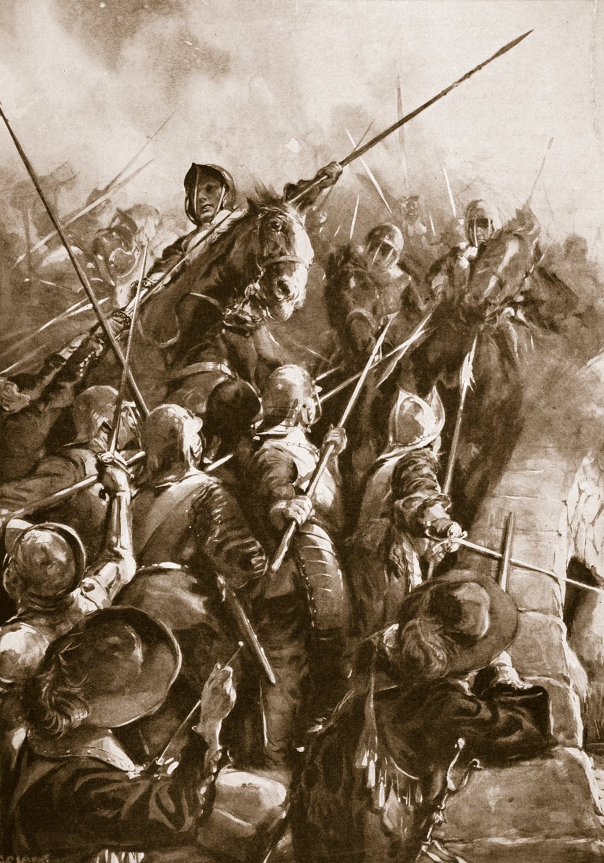 Preston, 17 de agosto de 1648: "Ao empurrão de Peke eles foram espancados da ponte" de Christopher Clark