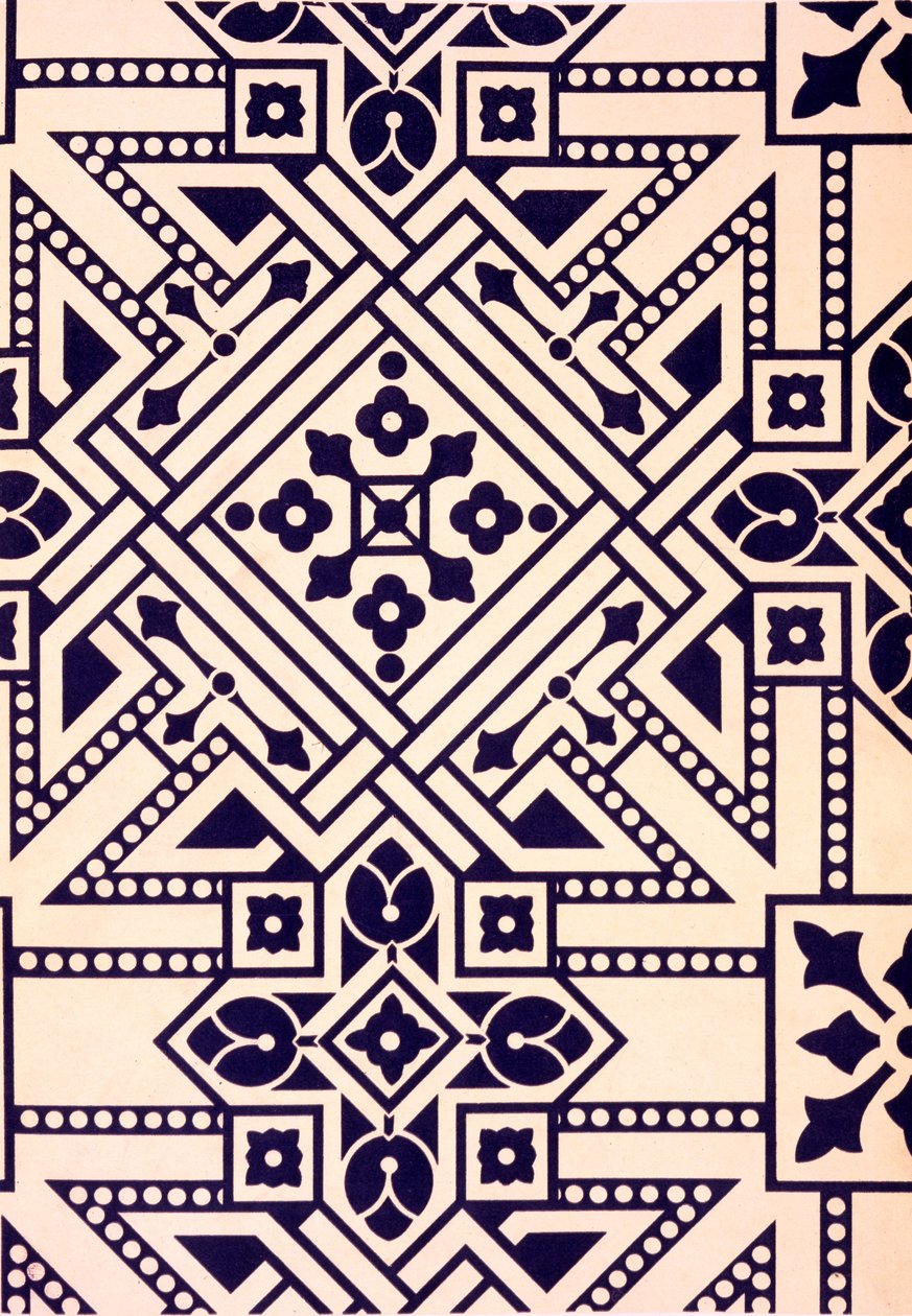 Ilustração de &39;Studies in Design&39;, de Christopher Dresser, publicada em 1876 de Christopher Dresser