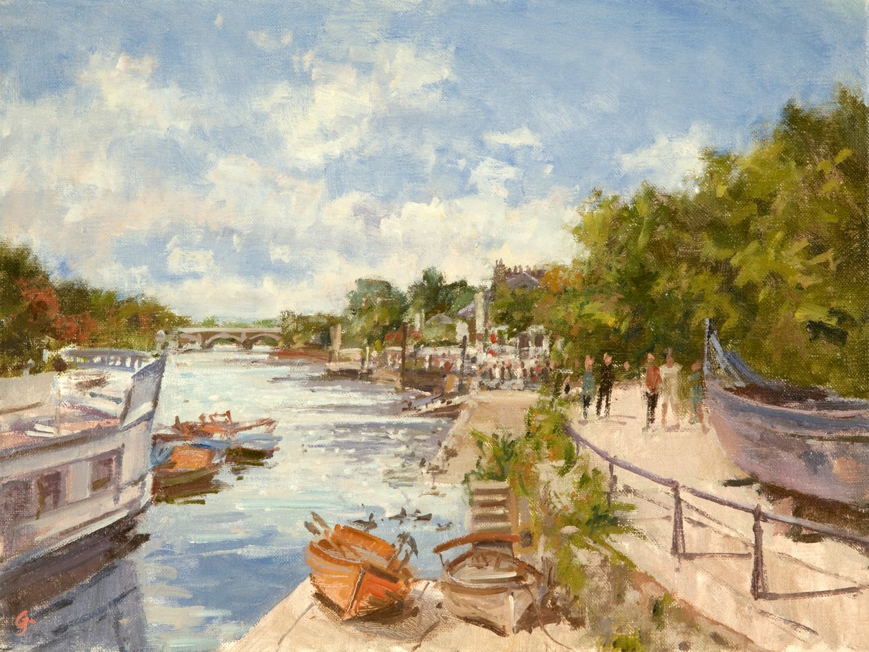 O Tamisa em Richmond, 2012 de Christopher Glanville