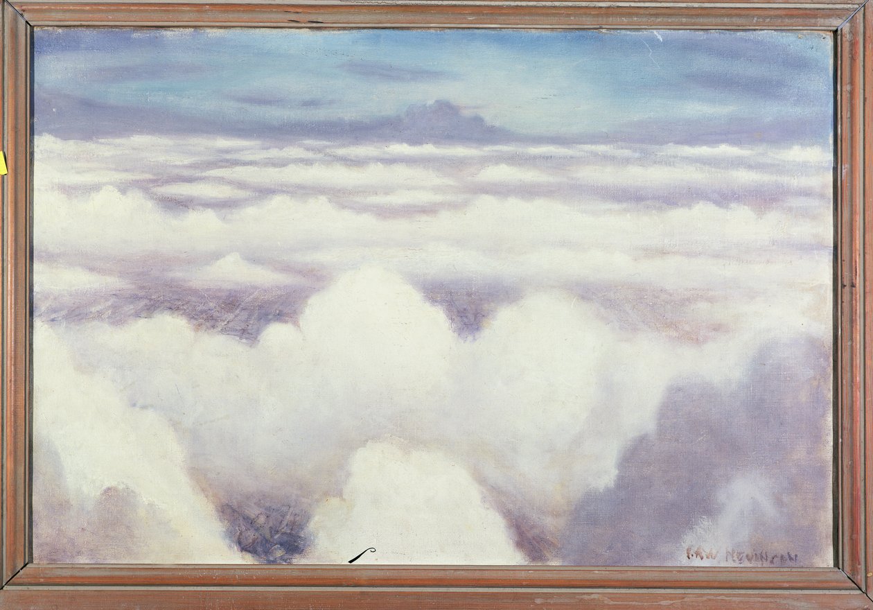 Vista aérea, provavelmente mais de Flandres de Christopher Richard Wynne Nevinson