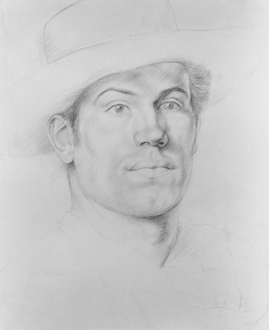 Auto-retrato, c.1911 (silverpoint) de Christopher Richard Wynne Nevinson