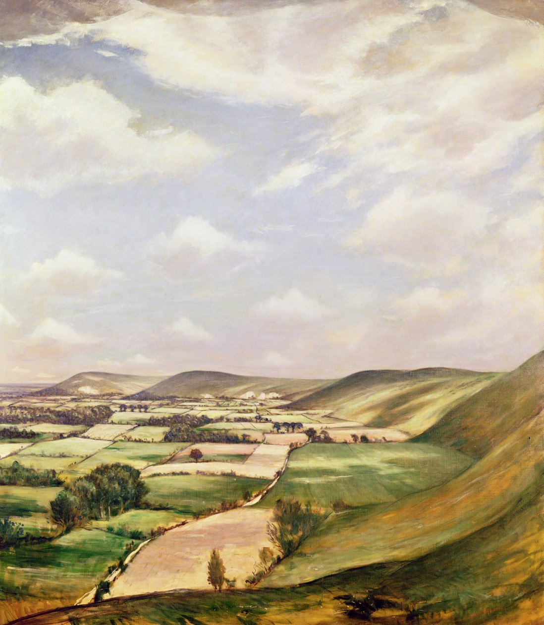 Sussex Landscape de Christopher Richard Wynne Nevinson
