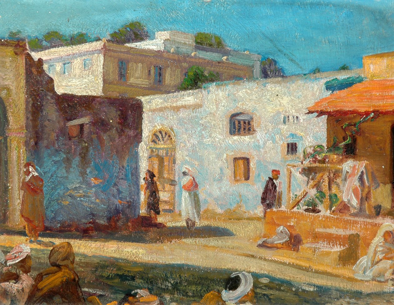 Cena de rua em Tânger, 1914 de Christopher Williams