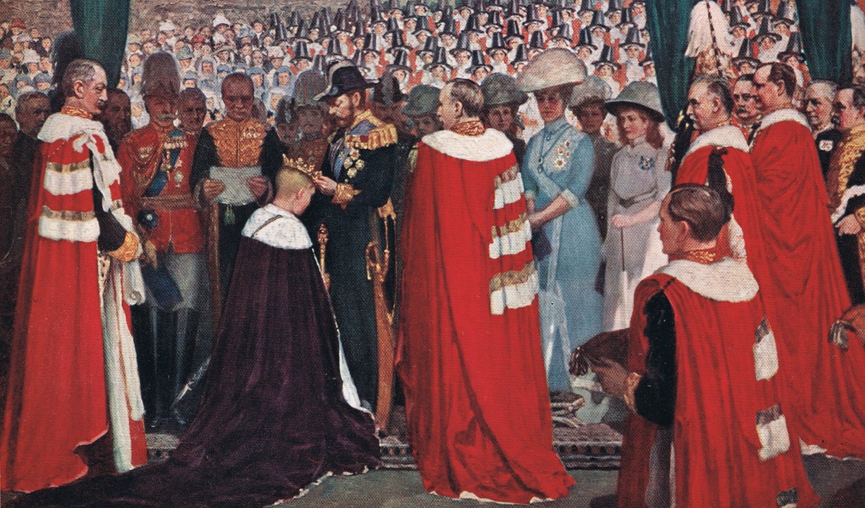 Investidura do Príncipe de Gales, c.1915 de Christopher Williams
