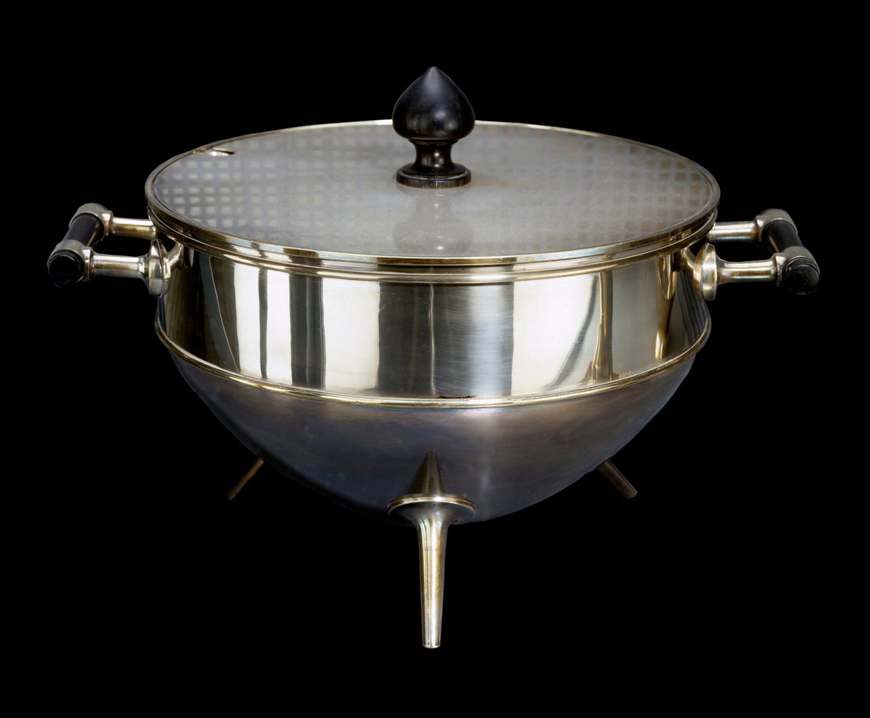 Argenterie: suspiro e ebene de silver metal de Christopher Dresser (1834-1904) Por volta de 1880 Paris, musee d