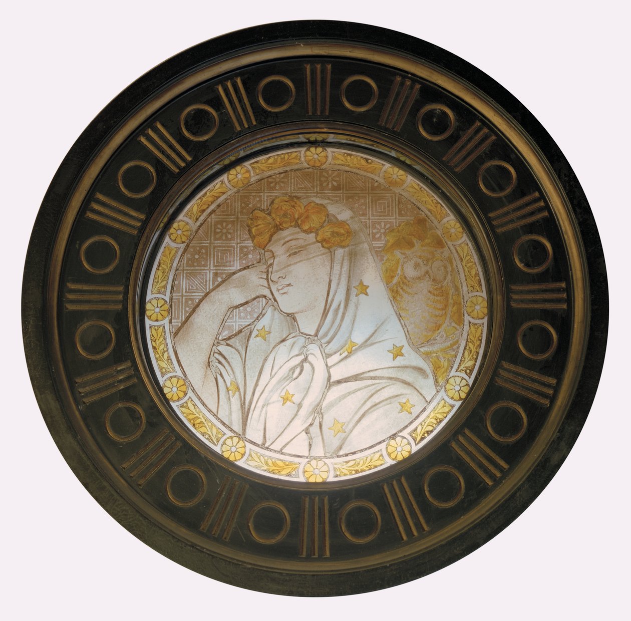 Noite, c.1870 (vitral) de Christopher Dresser