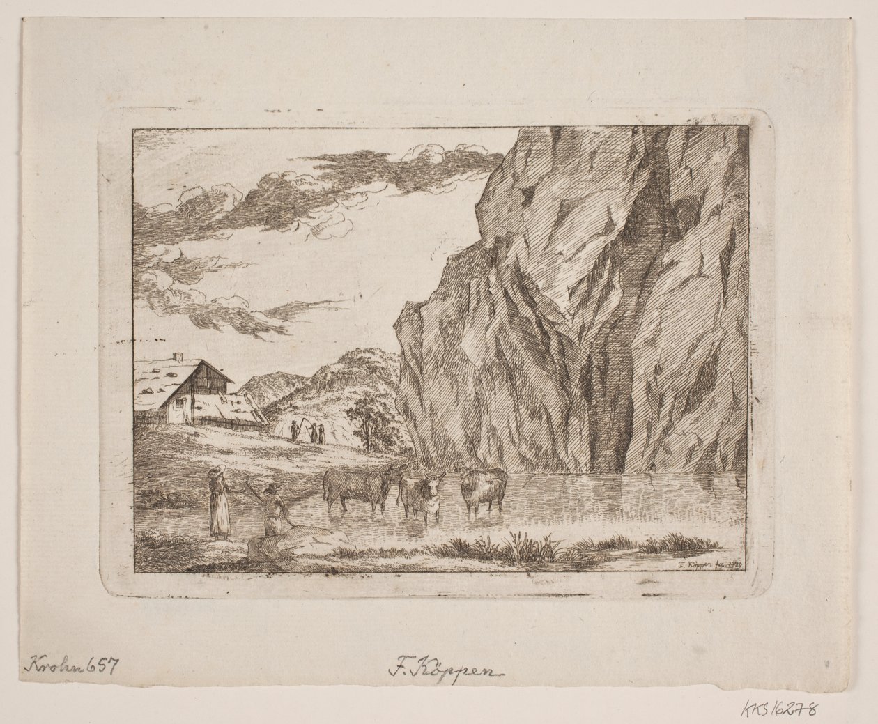 Paisagem montanhosa de Christopher Friederich Köppen