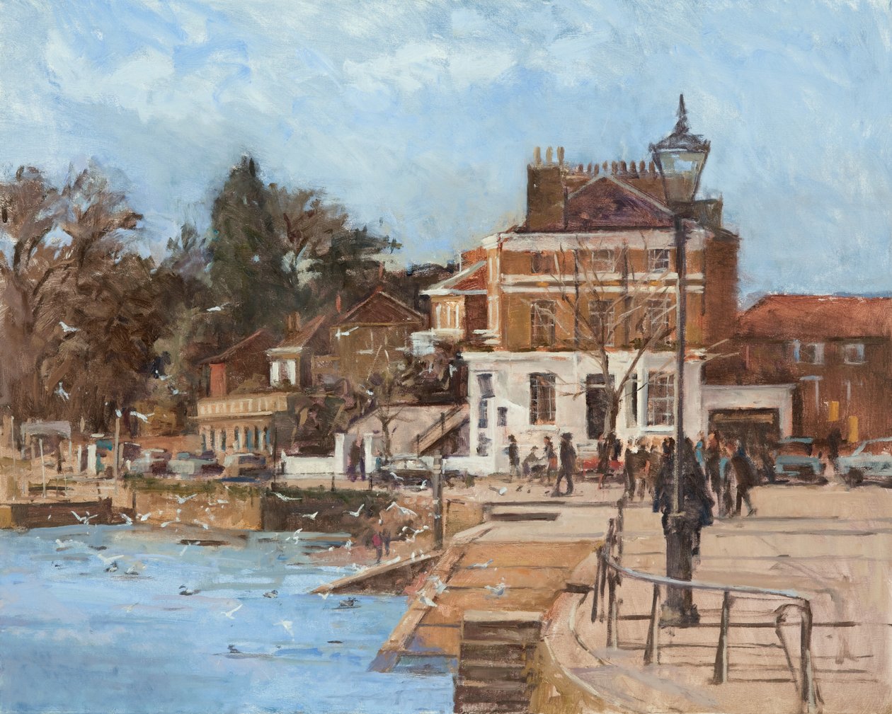 Caminhantes de inverno Richmond de Christopher Glanville