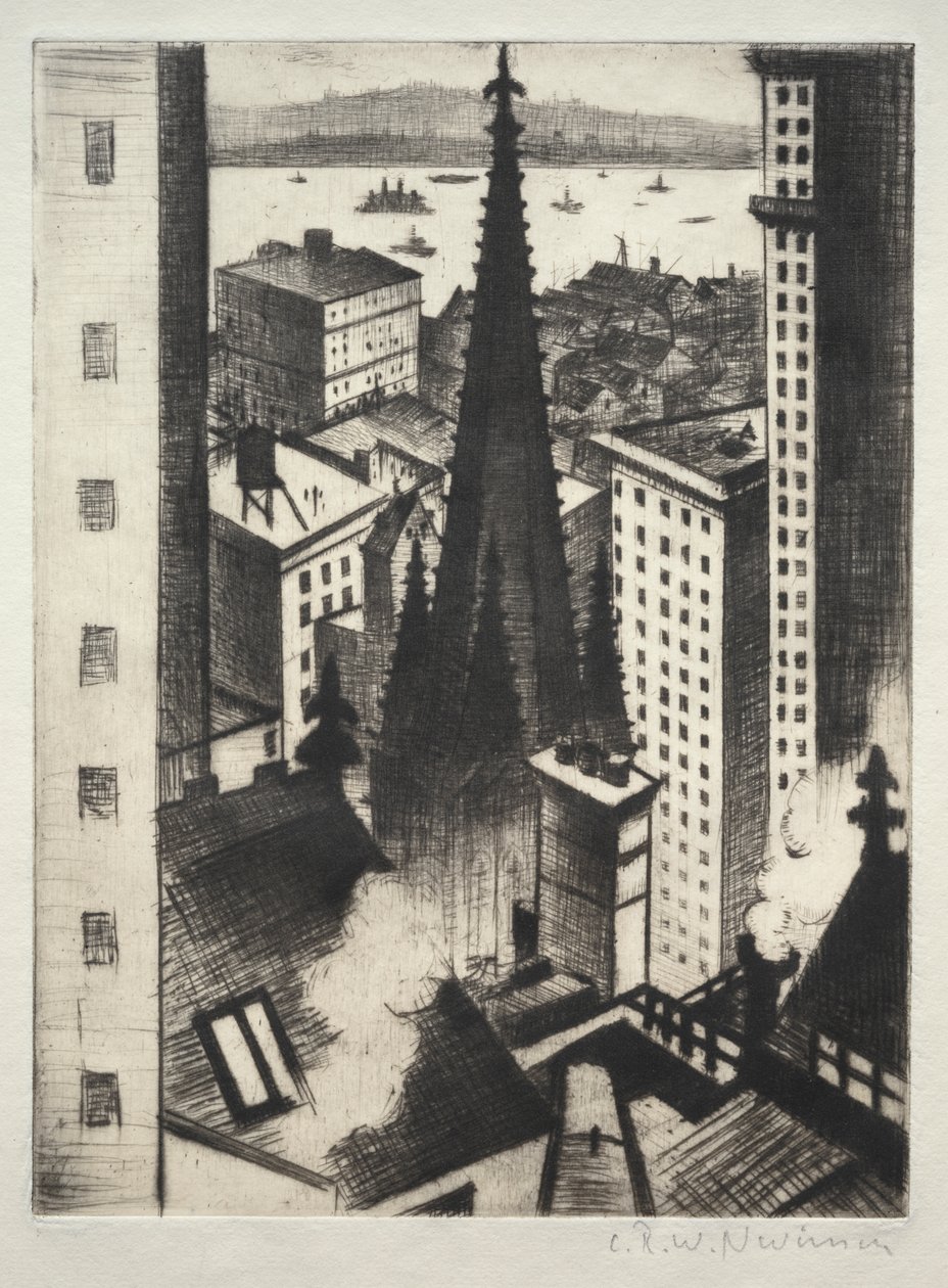 Templo de Nova York de Christopher Richard Wynne Nevinson