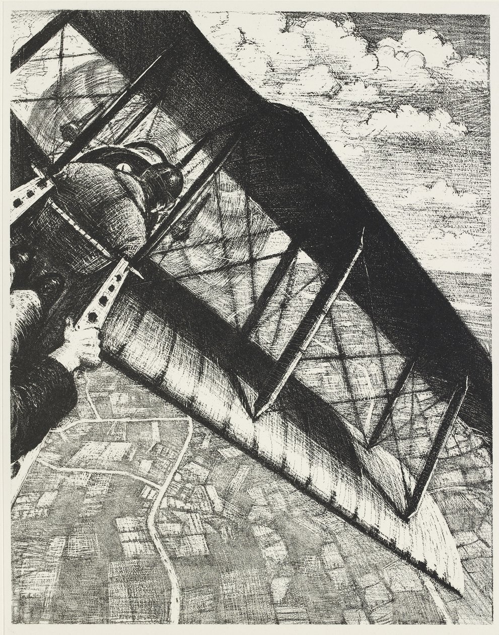 Bancário a 4.000 pés, 1917 de Christopher Richard Wynne Nevinson