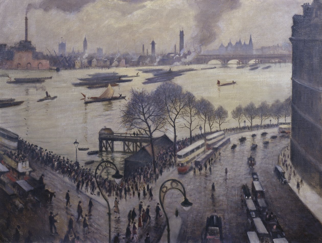Ponte Blackfriars, Londres, c.1927 de Christopher Richard Wynne Nevinson