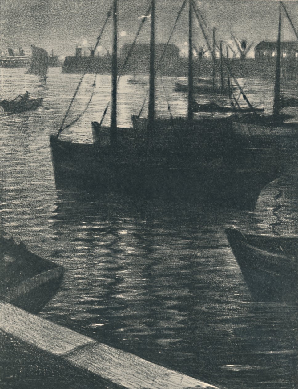 Le Port, 1919 de Christopher Richard Wynne Nevinson
