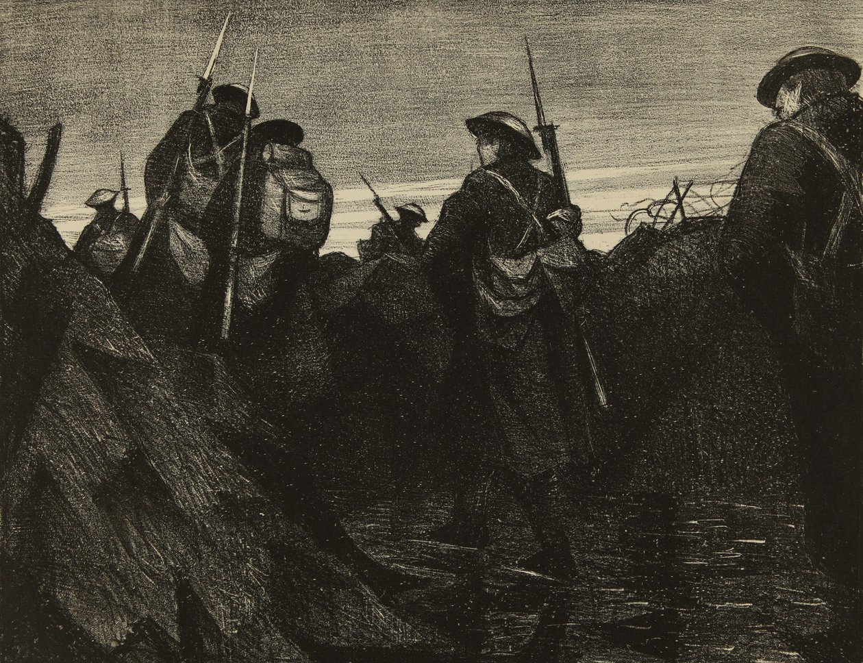Relevos ao amanhecer de Christopher Richard Wynne Nevinson