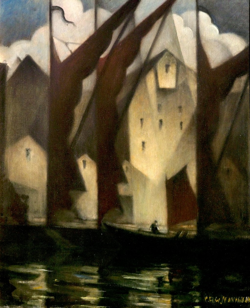 Thameside, 1941 de Christopher Richard Wynne Nevinson