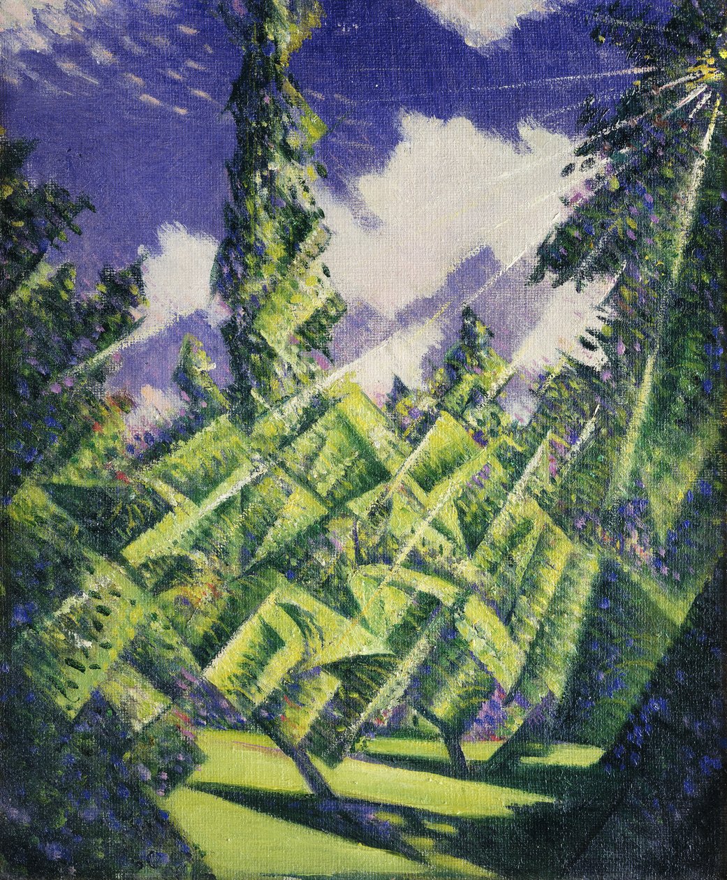 As Quatro Estações: Verão, c.1919 de Christopher Richard Wynne Nevinson