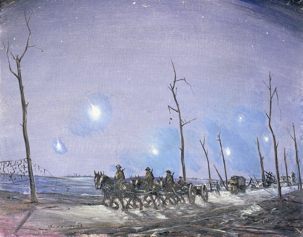 Verey Lights, 1918 de Christopher Richard Wynne Nevinson