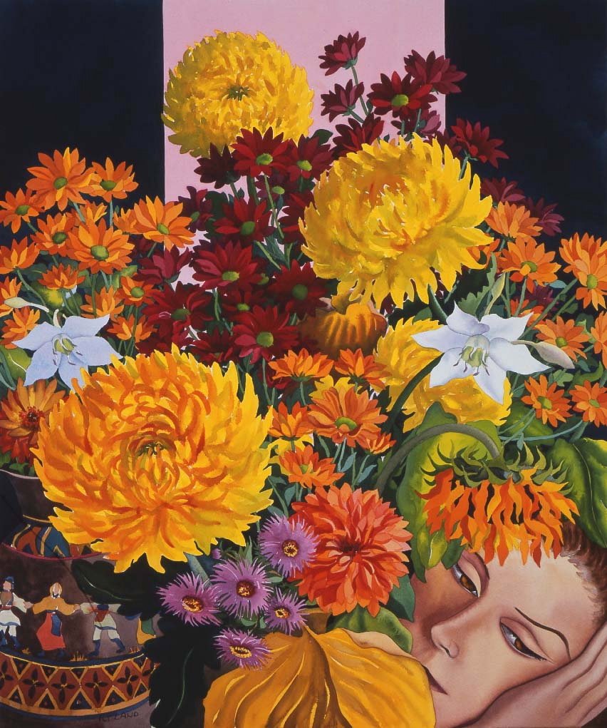 Pintura em Outubro de 2005 (aguarela sobre papel) de Christopher Ryland