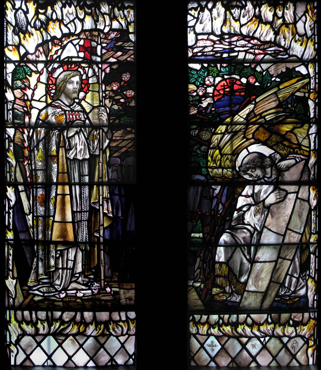 A Ressurreição, Catedral de Canterbury de Christopher Whall