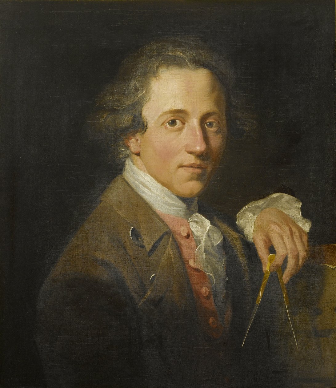 Retrato de um jovem artista (John Soane), 1776 de Christopher William Hunneman