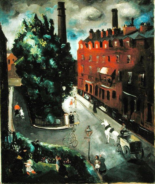 Uma Praça Chelsea de Christopher Wood