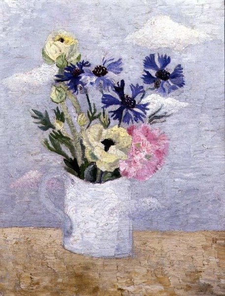 Flores numa Caneca Branca de Christopher Wood