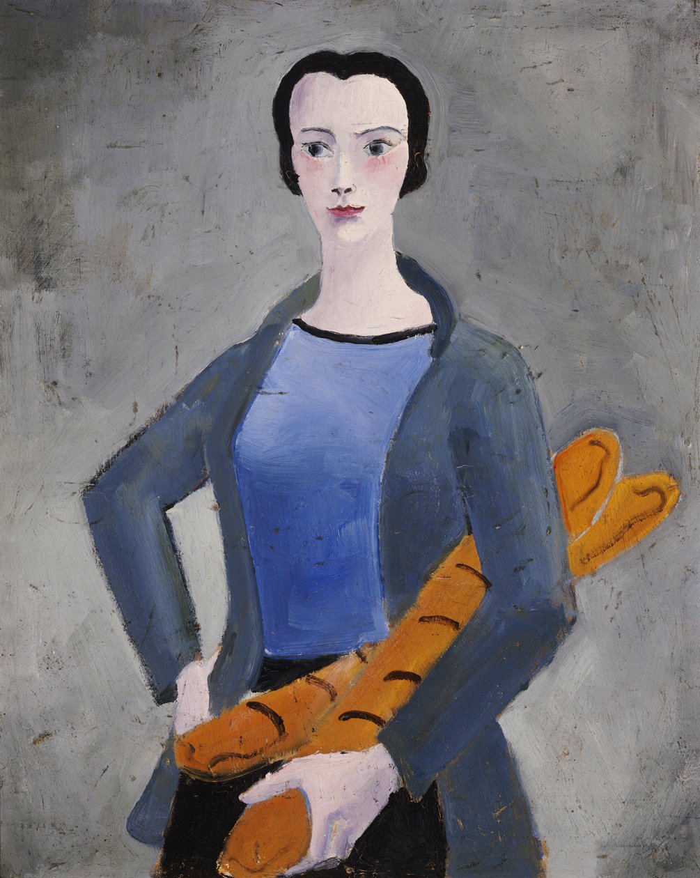 Menina com pão de Christopher Wood