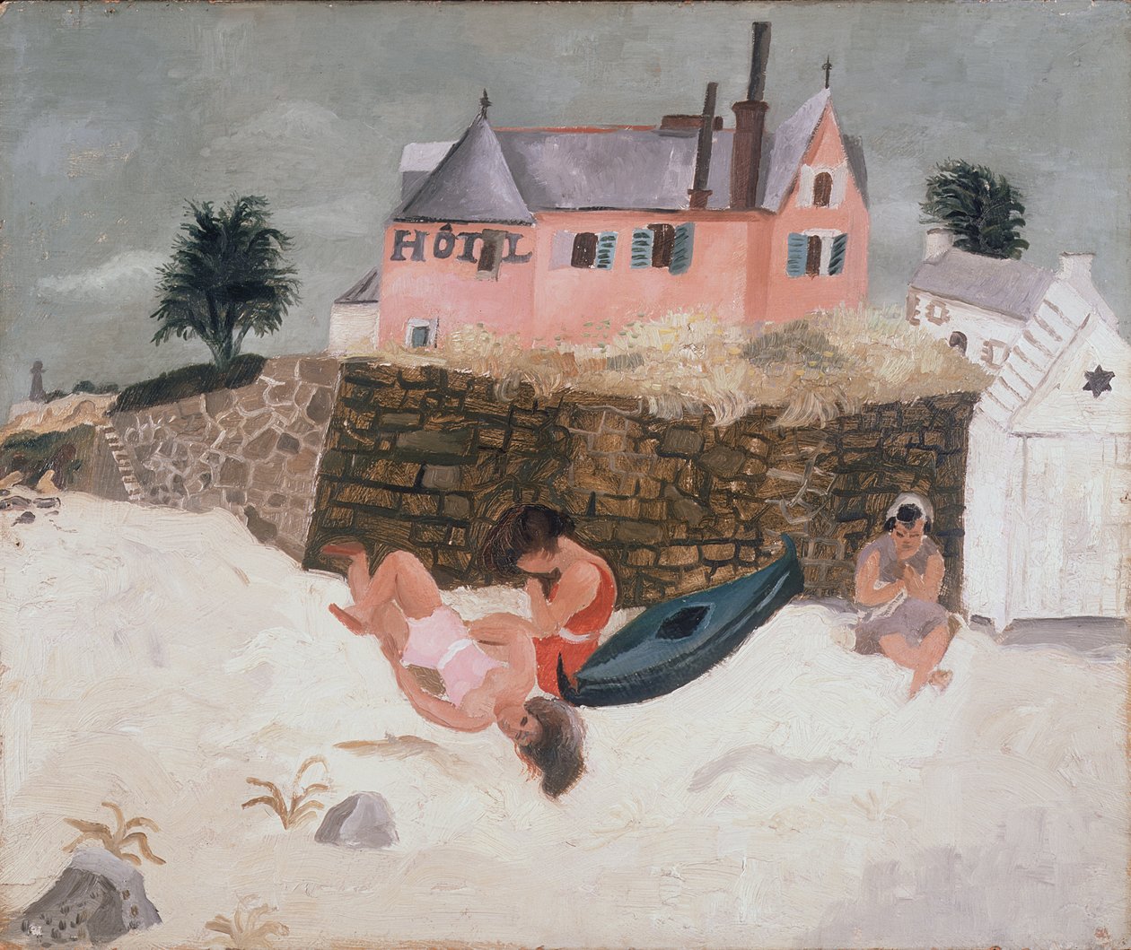 O hotel da praia, Ty-Mad, Treboul, 1930 de Christopher Wood
