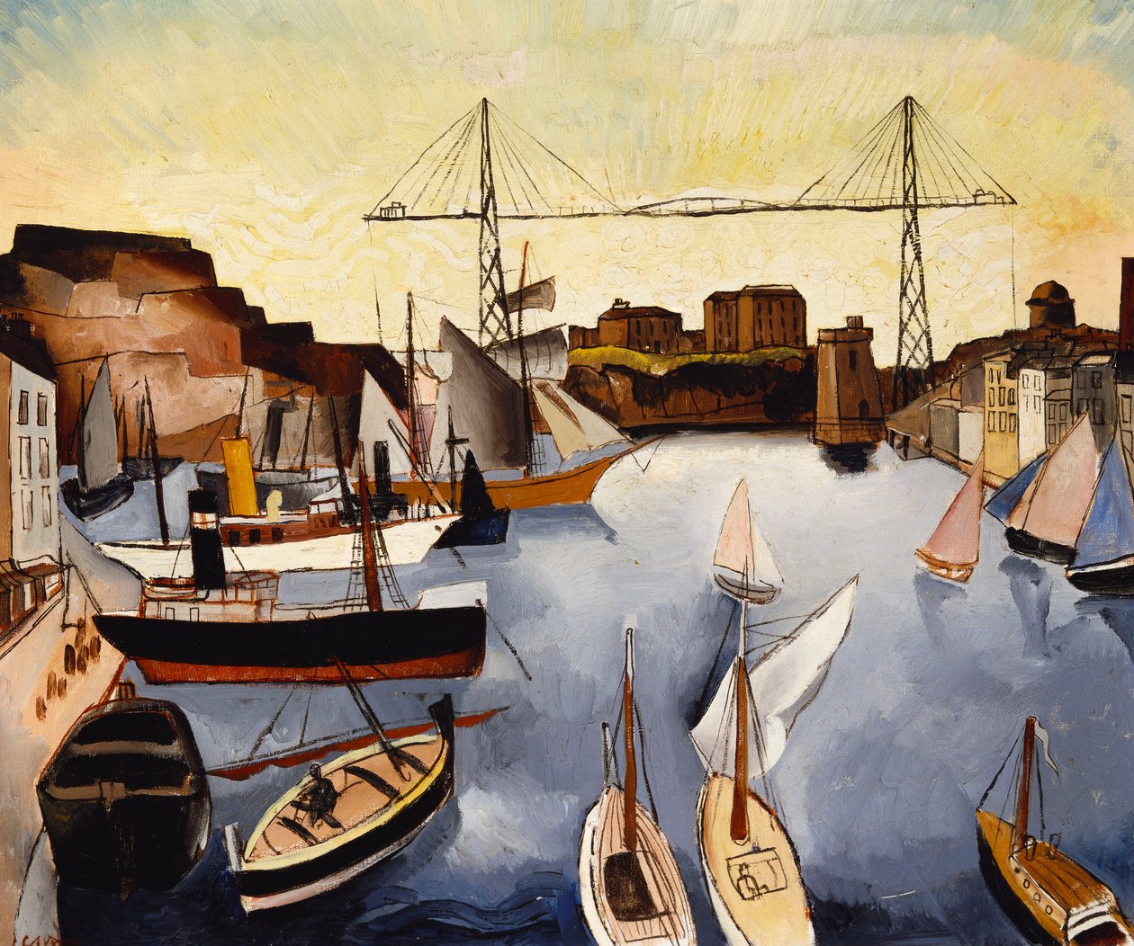 Porto de Marselha de Christopher Wood