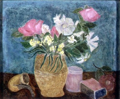 Ainda vida (pintado no verso de 88536) 1928 de Christopher Wood