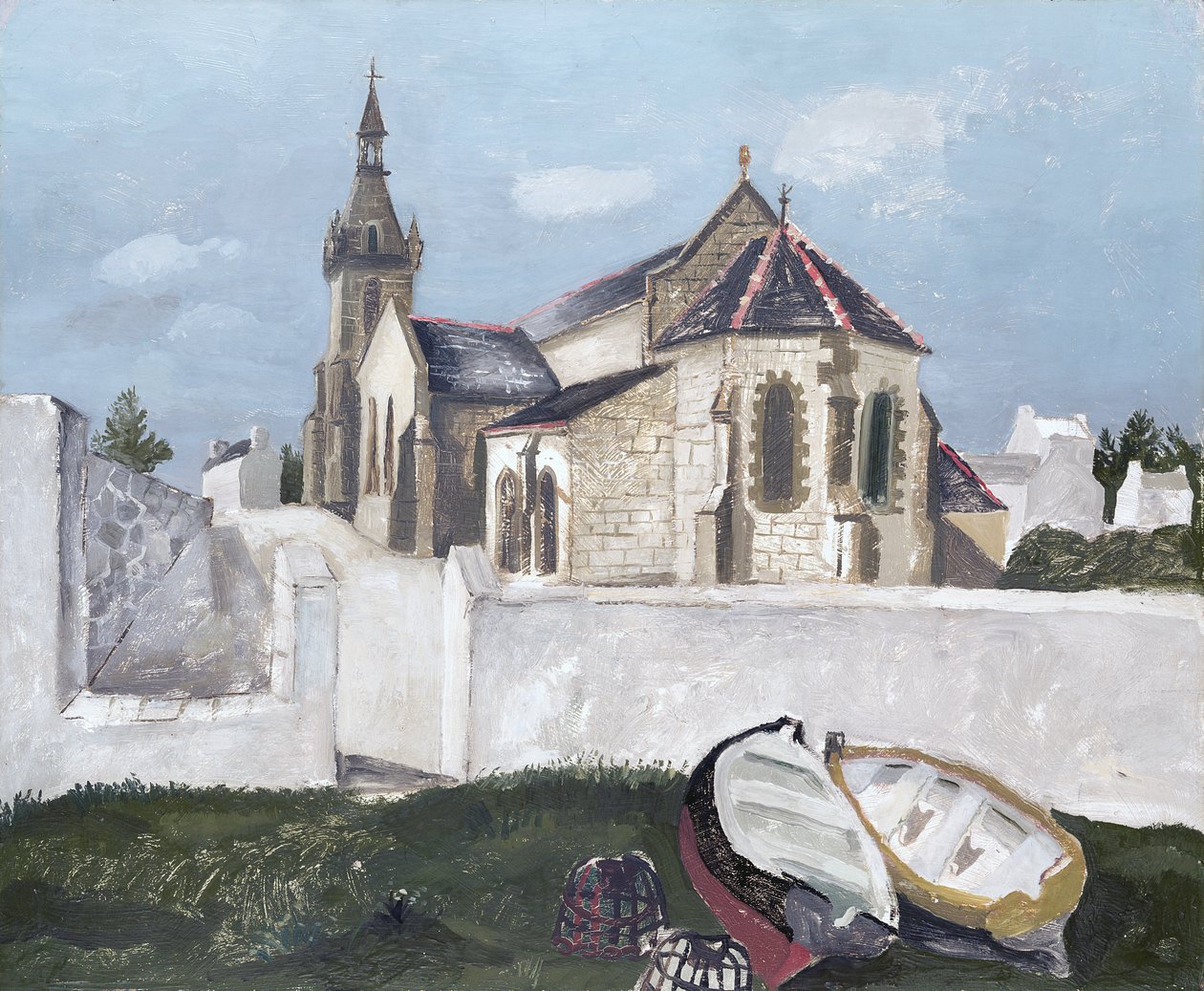 Igreja Treboul, Bretanha de Christopher Wood