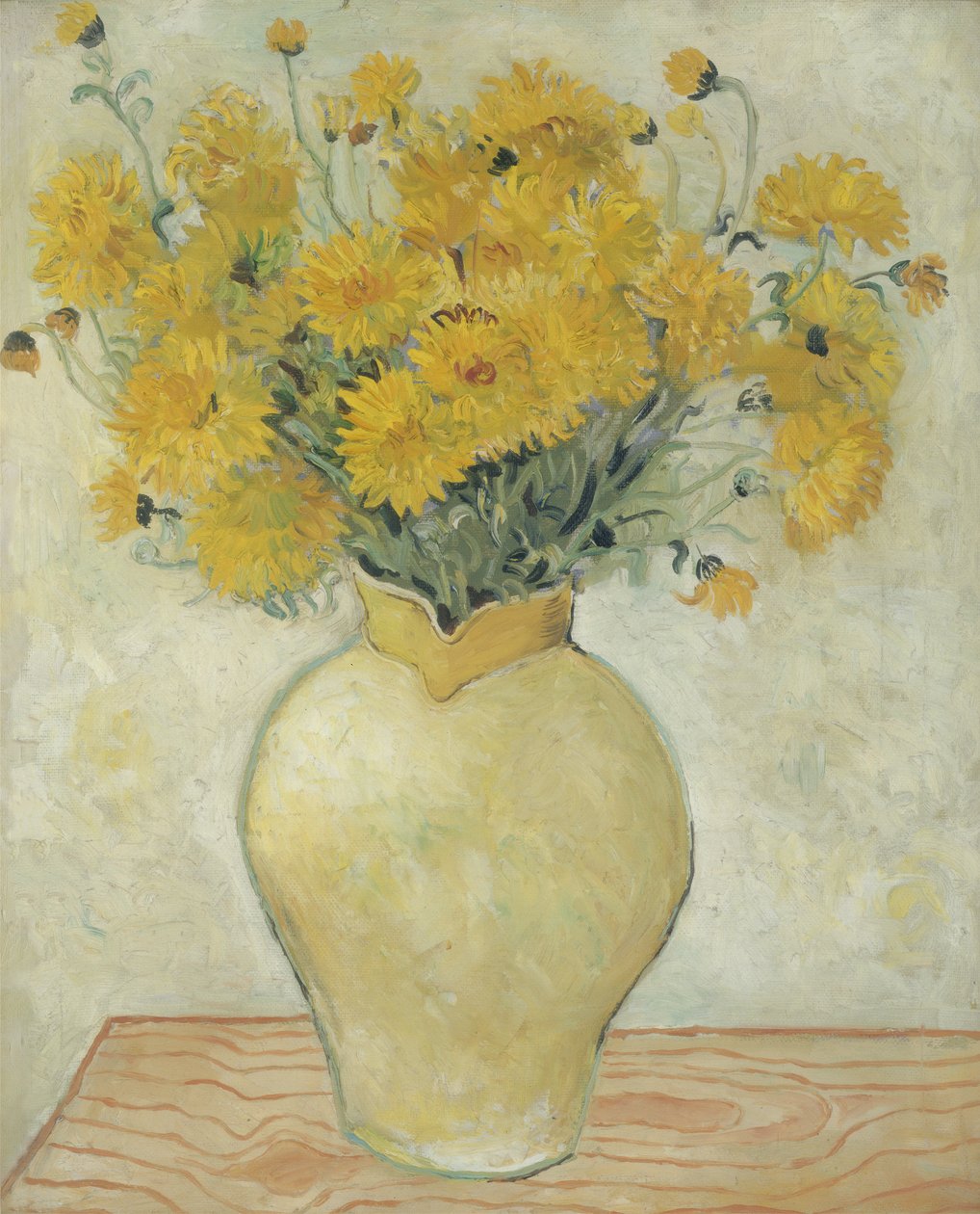 Crisântemos Amarelos, 1925 de Christopher Wood
