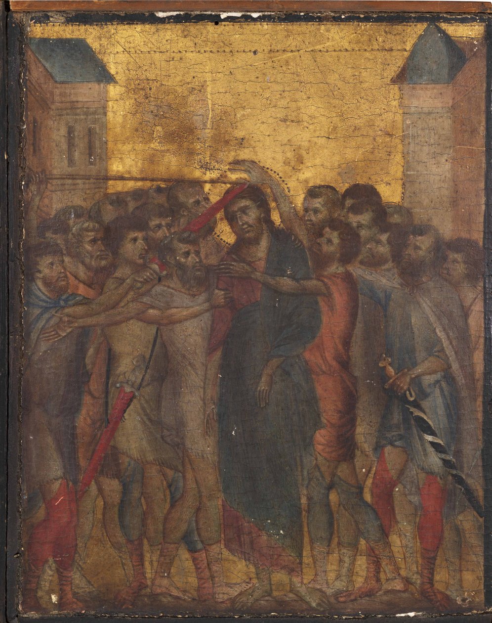 A zombaria de Cristo de Cimabue