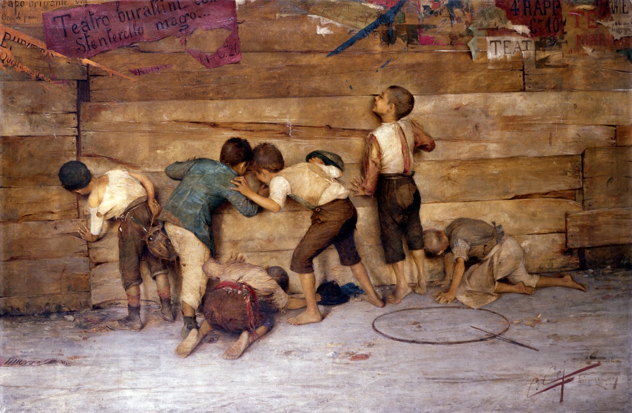 Sem Quattrini, Teatro Burattini, Florença, 1887 de Cipriano Cei